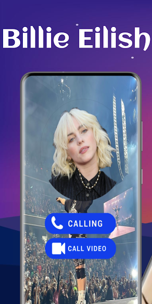 Billie Eilish - fake Call Screenshot 0