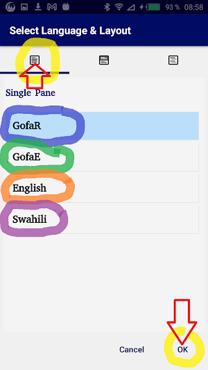 Gofa NT with English a Swahili Screenshot 2