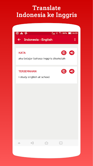 Kamus Bahasa Inggris Screenshot 1