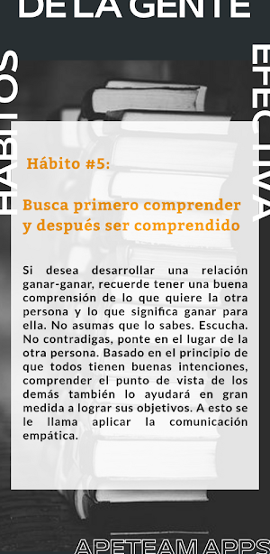 Hábitos de la gente efectiva Screenshot 1