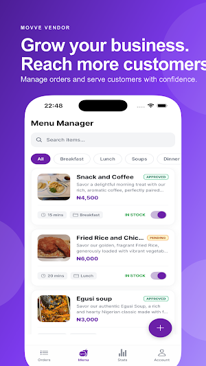 Movve Vendor Screenshot 1