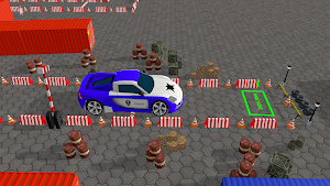 police car 3d parking game Screenshot 2
