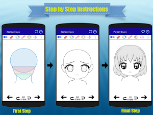 How to Draw Chibi Anime Face Screenshot 1