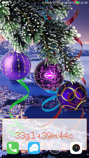 Christmas live wallpaper Screenshot 0