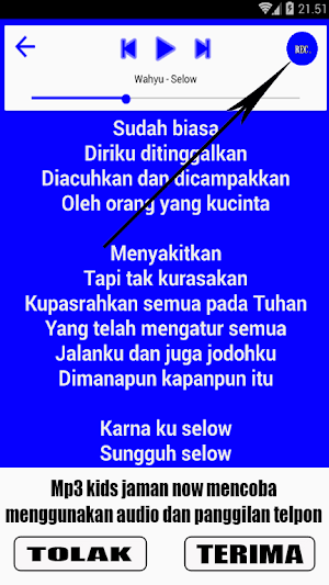 Mp3 Kids Jaman Now Screenshot 0