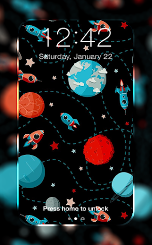 Cute Space Wallpaper Screenshot 3