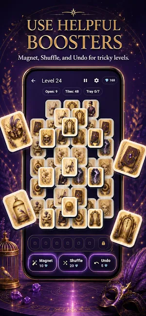 Mystic Tile Match Puzzle Screenshot 2
