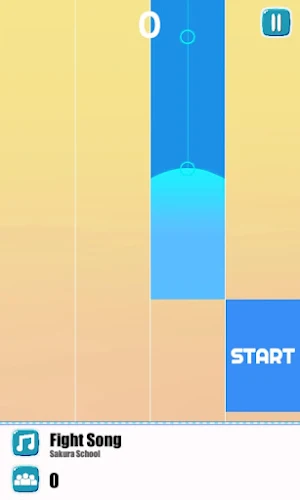 Sakura School Music Tiles Game Screenshot 1
