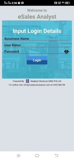 eSales Analyst - Pos Software Screenshot 1