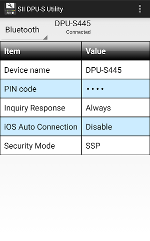 SII DPU-S Utility Screenshot 1