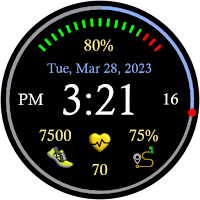 Iris4012 Digital Watch Face