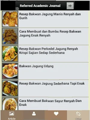 Aneka Resep Bakwan Jagung Screenshot 1