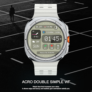 ACRO Double Simple Watchface Screenshot 0