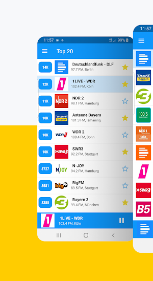 Deutschland Radio FM - Radio player & DAB+ Radio Screenshot 0