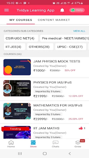 Tvidya Learning App Screenshot 0