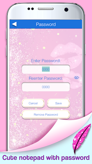 Glitter Notepad Notes Screenshot 3