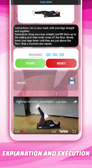 Abdomen Workout Women PRO Screenshot 2
