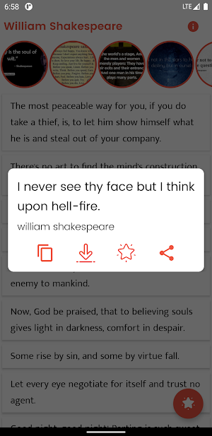 William Shakespeare and Saying Screenshot 2