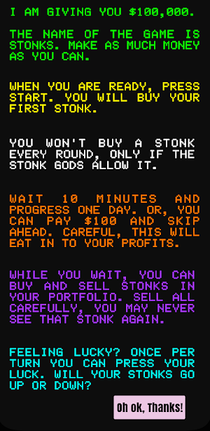 Stock Market Simulator Screenshot 0