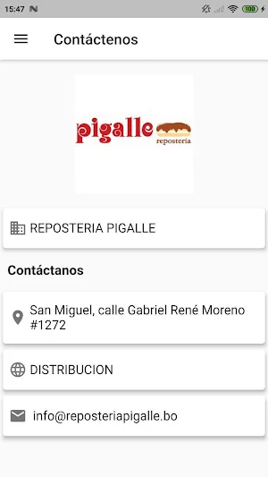 Repostería Pigalle Screenshot 1