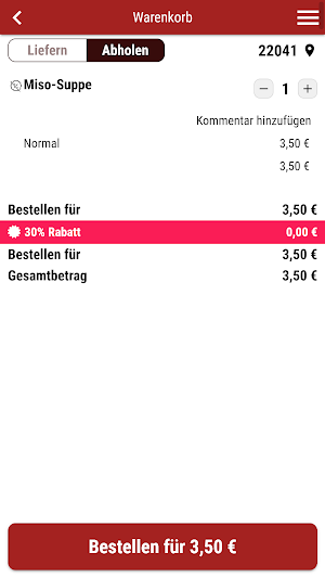 Sushi für Hamburg Screenshot 1