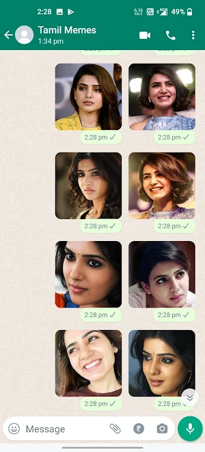 Samantha Stickers Screenshot 2