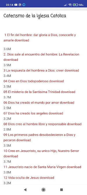 Catecismo Catolica Libro Audio Screenshot 3