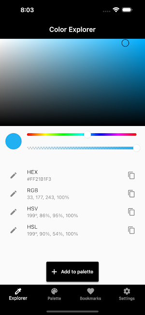 Color Explorer Screenshot 0