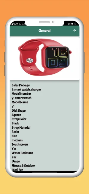 Hoco Y1 Smart Watch Guide Screenshot 2