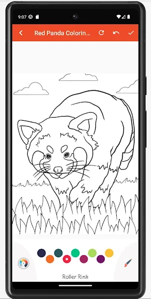 Red Panda Coloring Book Screenshot 0