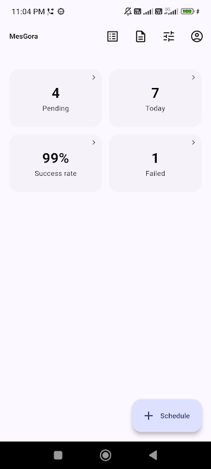 MesGora: Message Scheduler Screenshot 0