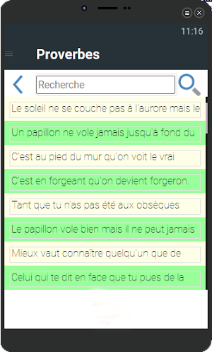 Proverbes et Reflexions Screenshot 3