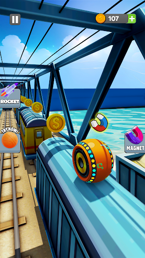Tram Runner Rolling Ball Screenshot 2