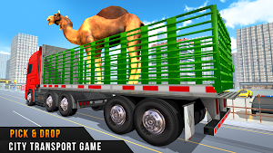 Farm Animal Transporter Truck Driving Games Screenshot 1