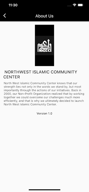 NWICC Al Kareem Masjid Screenshot 2