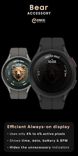 Bear Accessory - watch face Screenshot 2