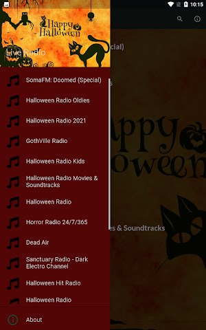 Spooky Halloween Radio Screenshot 1