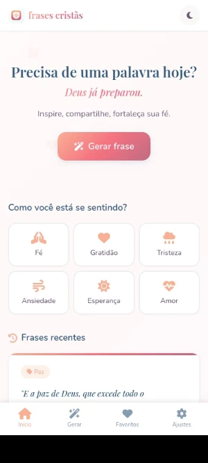 Frases Cristãs Screenshot 0
