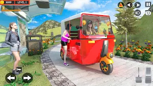 Tuk Tuk Auto Rickshaw Game 4D Screenshot 3