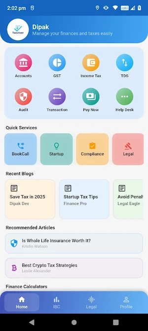 Taxutsav App Screenshot 0