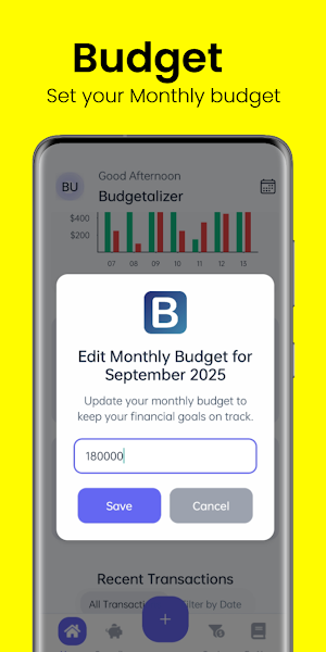 BudgetAlizer: Expense & Budget Screenshot 1