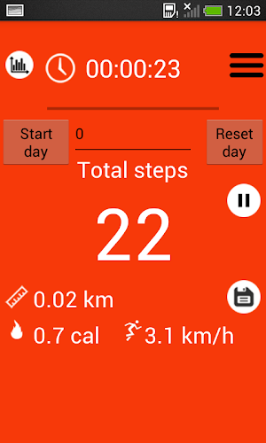Pedometer and step counter Screenshot 3