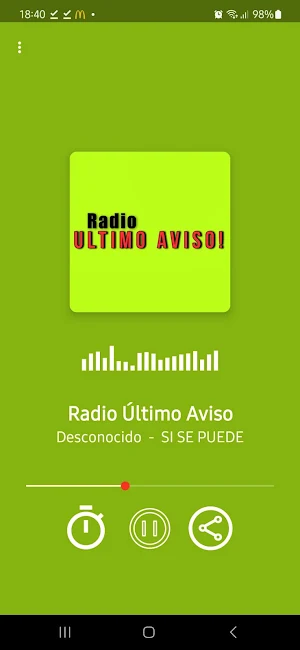 Radio Ultimo Aviso Screenshot 1