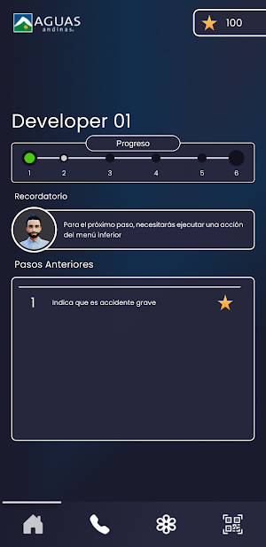 Aguas Andinas Evaluación Screenshot 3