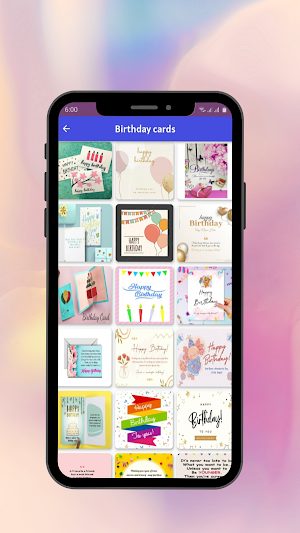 Greeting cards Screenshot 2