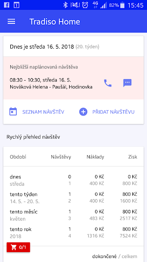 Tradiso - diář pro živnostníky Screenshot 1