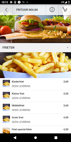 Frituur Nolim Pelt Screenshot 2