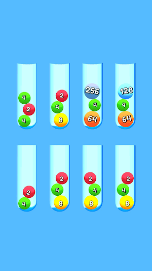 Ball Sort 2048 3D Screenshot 0
