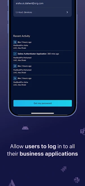 Salina Authenticator Screenshot 1
