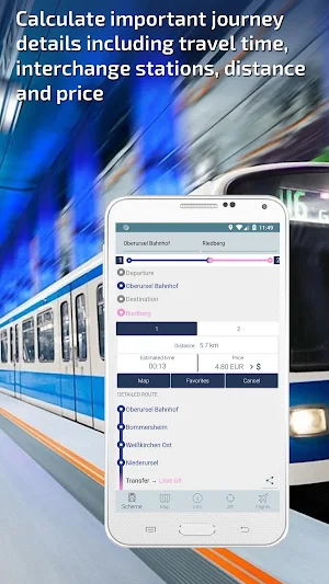 Frankfurt U-Bahn Guide and Subway Route Planner Screenshot 2